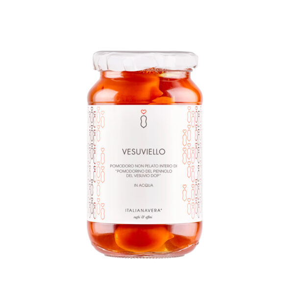 Vulcanico Pomodoro del Piennolo del Vesuvio DOP in succo Ποικιλία Piennolo Cherry